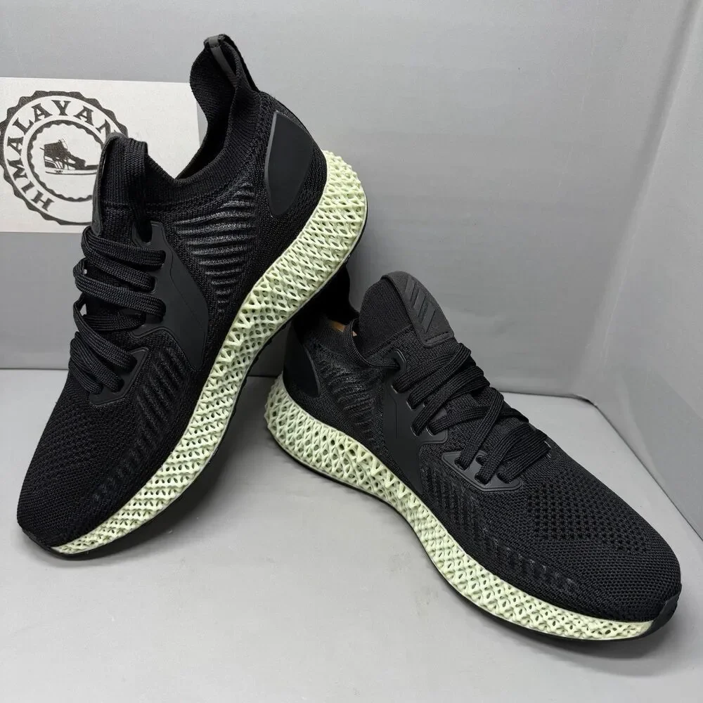 Adidas Alphaedge 4D Parley Black Green Running Shoes Men’s Size 7.5 EF3453